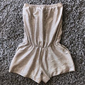 Lilly Pulitzer gold romper